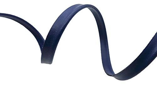 5m Paspelband Lederimitat Nähkante Paspelschnur zum Nähen Größenwahl Farbwahl, Größe:8mm, Farbe:marineblau