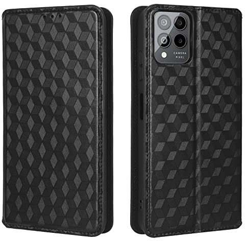 Baifu Handyhülle für T-Mobile T Phone Pro 5G Hülle, PU Leder Case Cover Tasche mit Brieftasche Schutzhülle für T-Mobile T Phone Pro 5G Klapphülle, Quadrat1