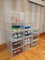 ABBAware Clear Plastic Shoe Box with Super Transparent Door, Storage Boxes, Stackable Shoe Organiser Container, fits up to UK size 11. Pack of 12