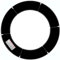 Baunsal® Trampolin Randabdeckung Ø 366 cm mit 26 cm breite in schwarz und 20 mm dick mit 6 Öffnungen für Netzstangen uv-beständig reißfest Trampolin Ersatzteile Schutzrand Trampolin Outdoor