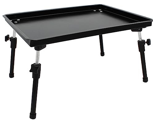 Prachtfisch Bivvy-Table - Angeltisch klappbar Maße: 37x27x28 cm Anglertisch mit Tragetasche höhenverstellbar für Feeder Karpfen-Angeln & Outdoor