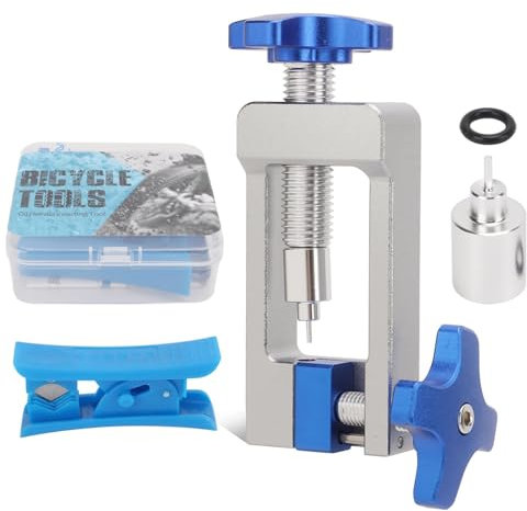 Kit De Herramientas De Corte De Líneas Freno Para Bicicl, Herramienta De Inserción De Controlador De Aguja Herramienta De Inserción De Ajuste De Manguera De Freno De Disco Hidráulico Para Bicicleta