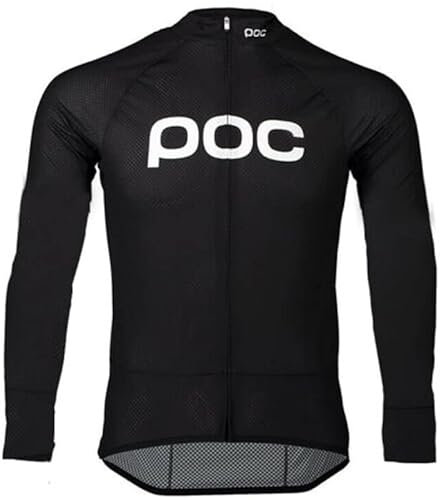 assocauicy Fahrradtrikot Herren Langarm,Rennrad Trikot Herren Atmungsaktiv & Schnell Trocknend Mit Reißverschluss Taschen
