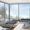 ZHUOZ1T Transparentes Wasserdichtes Rollo,Outdoor PVC Kunststoff Regenschutz Vorhänge,Durchsichtige Gartenrollos,Seitenzugrollo,für Draussen Garage Terrassen Garten Balkon,Breite x Höhe (150x280cm)