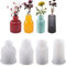 4PCS Vase Resin Moulds, Silicone Resins Casting Moulds for Jewelry DIY Casting Crafts, DIY Vase Epoxy Resin Moulds for Making Decorative