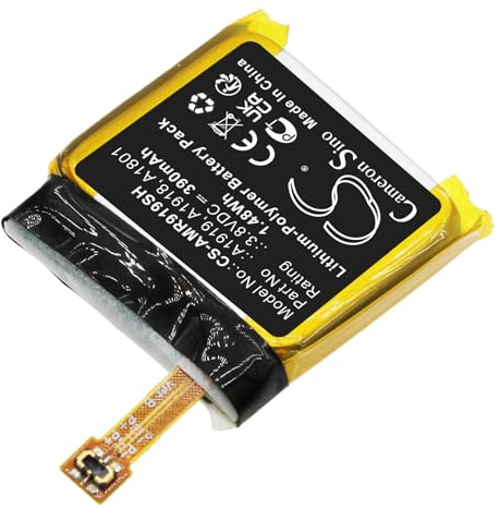 TECHTEK Batería 390mAh Compatible con [Amazfit] T-Rex, T-Rex Pro sustituye A1801, A1918, A1919 FBA