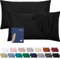 Kissenbezug 40x60 Öko-Zertifikat Weich Kissenbezüge 40x60 2er Set Mikrofaser Kissenbezug 60x40 Schwarz Kissenhülle Für Kissen 40x60 Resistent Hypoallergen Vielit