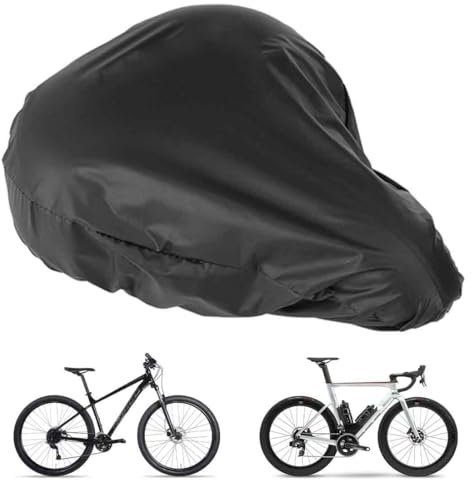 2 pezzi copri sella impermeabile da bici, copertura antipioggia per bicicletta con elastico,protezione sella per bicicletta,adatto per la maggior parte dei bicicletta sella