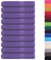 vidaXL Serviettes de Sauna 10 pcs Violet 80x200 cm 360 g/m² 100% Coton, Serviette, Serviette de Bain, Serviette en Coton