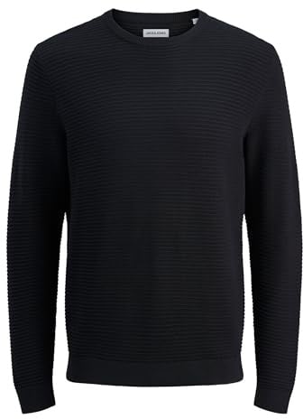 JACK & JONES Male Strickpullover Einfarbig Strickpullover