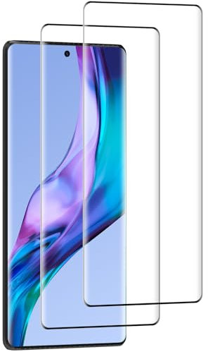 Elecshion Protection D'écran pour Honor Magic 5 Lite, 2 Pièces Verre Trempé de Anti Rayures, Dureté 9, Transparent HD, Sans Bulless, Film Protection écran