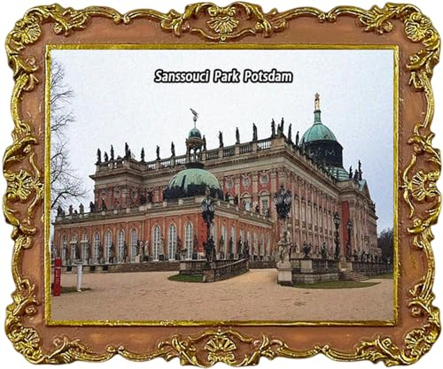 Sanssouci Park Potsdam Deutschland Reise Souvenir Kühlschrankmagnete Stadt Sehenswürdigkeiten Kühlschrankmagnet