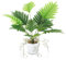 INSANYJ 49cm Kunstpflanze Wie Echt, Areca Palmen Künstliche Pflanzen im Topf Zimmerpflanzen, Kunstpflanzen Dekopflanze Fake Plant Plastik Pflanze für Balkon, Zimmer, Wohnzimmer, Badezimmer Deko