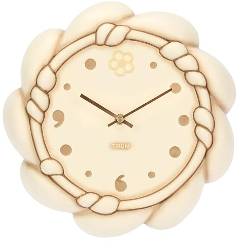 THUN - Orologio da parete Twist - ceramica, plastica - Collezione Giardino di primavera - 25.8 x 25.4 x 5.5 cm
