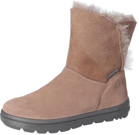 RICOSTA Mädchen Stiefel NANUK, Kinder Boots, Weite: Mittel, lose Einlage, RicostaTEX, Stiefel mit reißverschluss, Booties, Schoko (270), 32 EU