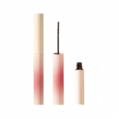 Schwarze Wimperntusche/Mascara mit winziger Bürste für untere/feine/spärliche Wimpern, verwischfest, wasserfest, klumpenfrei, lang anhaltend, natürlich