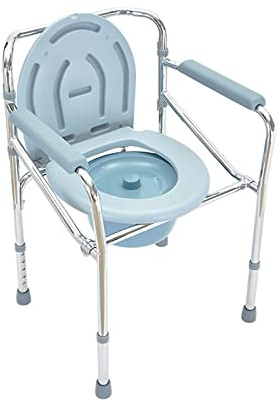 Bedside Commode Chair - Portable Potty for Adults, Extra Wide Seat | With Bucket Splash Guard - Nonslip & Ideal for Elderly, Seniors, Disabled