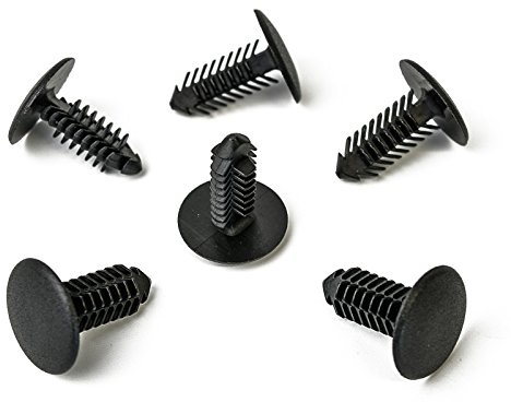 10x Universal Plastik Tannenbaum Clip in Schwarz | 18 mm x 22,7 mm