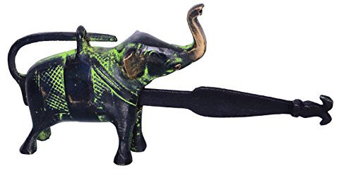 Purpledip candado de latón conacabado antiguo y llave en diseño único de camello del período prehistórico (10369)