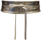 Live It Style It Damen Obi Gürtel breite Spitze Taille Band Kunstleder Cinch binden One Size Boho (Gold Leder)
