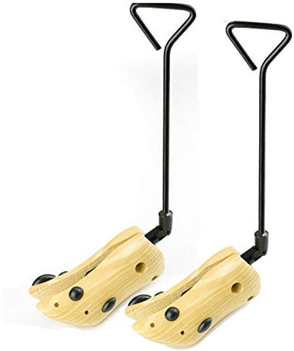 Herren & Damen Holz Stiefelspanner für Cowboystiefel Professionelle Stiefel Weite Shaper für Wandern Arbeitsstiefel (M US:7-8.5), (holzfarben), 35/36.5 EU