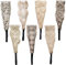 YXJD 7 Stück Spitze Haarband Vintage Stirnband Elastisch Lace Haarschmuck Breite Headwrap für Frauen Damen Mädchen Party Täglichen Basis