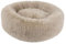 BVAGSS Hundebett Rund Katzenbett Flauschig Donut Kuscheliges Hundekissen Waschbar Ultra Weicher Plüsch Haustierbett für Kleine, Mittelgroße und Große Hunde, Katzen XH034 (Diameter:50 cm, Light Brown)