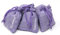 Quertee 5 x Lavendelsäckchen Leinen | Duftsäckchen mit je 15 g (75 g insgesamt) französischen Lavendel als Mottenschutz - Violette Leinensäckchen gefüllt mit Lavendelblüten aus Frankreich