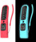 SIKAI CASE 2 Pezzi Custodia Guscio Telecomando Per LG MR21GA MR21GC MR22GN MR22GA OLED QNED Remote Protettiva Cover Per LG Magic Remote Control 2022 (2 Pezzi-Rosso & Fluorescente Blu)
