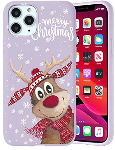 Yoedge Cases for Apple iPhone X/XS 5.8 inch Phone Case, Red Silicone with Personalised Print Cute Pattern Protective Skin Ultra Slim Shockproof TPU Gel Cover for iPhone X/XS Smartphone, 18