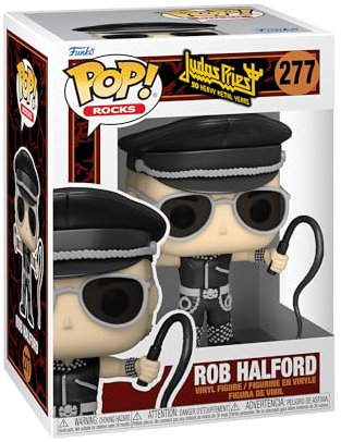 Funko Pop! Rocks: Judas Priest - Rob Halford - Figurine en Vinyle à Collectionner - Idée de Cadeau - Produits Officiels - Jouets pour Les Enfants et Adultes - Music Fans
