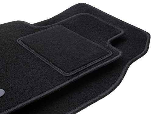 Wielganizator Automatte – Passend für Opel Astra G Cabrio, Coupé, Bertone 1998-2009 – Velours – Autozubehör - Praktische Fußmatte Auto – 2-teilig - schwarz