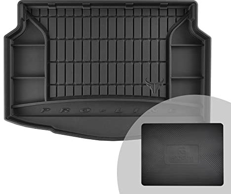 FROGUM ProLine 3D Alfombrilla Exclusiva de Goma cubeta Maletero para Toyota Yaris IV Desde 2020 | Práctico Organizador | Los Bordes más Altos | Al Tamaño