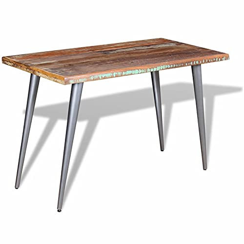 Gecheer Esszimmertisch Esstisch Küchentisch Holztisch Altholz Massiv 120x60x76 cm