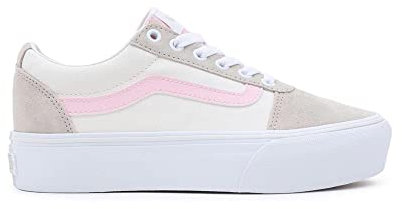 Vans Damen Ward Platform Sneaker, Color Block BEIGE, 41 EU