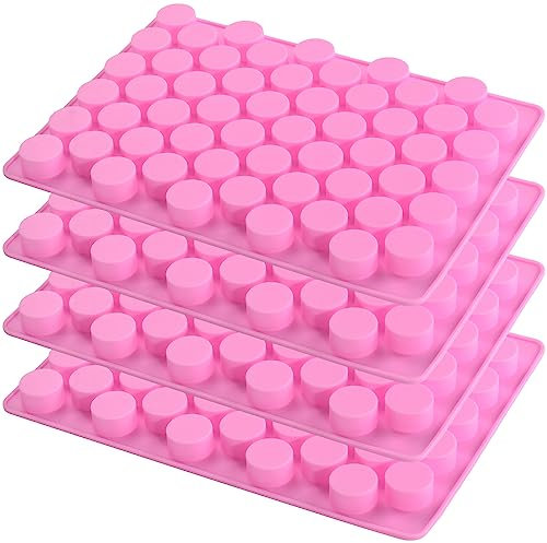 ionEgg Lot de 4 moules en silicone pour collation cétogène, vinaigre de pomme, chocolats, bonbons durs, fournitures de fabrication de bonbons, avec 2 compte-gouttes