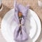 MLMW Stoffservietten, Set mit 6 Stück, Sommerservietten, Leinen, waschbar, 41,9 x 41,9 cm, für Hochzeit, Party, Babyparty, Brautparty, Geburtstag, Tischdekorationen