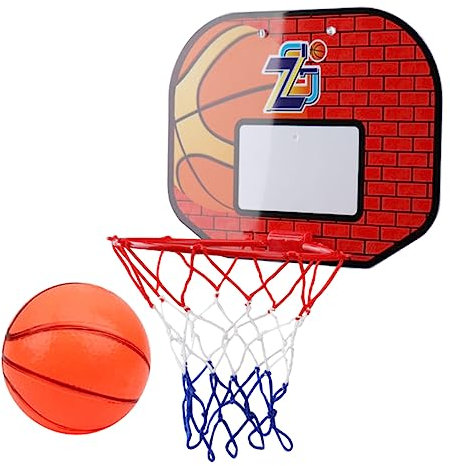 YARNOW Tablero De Baloncesto 1 Juego Juguetes niño aro de Baloncesto Red de Canasta Medio Traje de Baloncesto Ventosa Mini