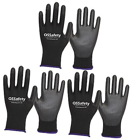jojofuny 3 Pairs Cut Proof Gloves Hand Muffs for Men Steel Hammer Thicken Hob Covers Cut Resistant Gloves Cylinder Spotlight Gloves for Gardening Protective Gloves Work Breathable