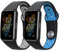 kwmobile Bracelet Compatible avec Huawei Band 6 & 6 Pro/Honor Band 7 & 6 Bracelet - 2X Bracelet de Rechange en Silicone pour Fitness Tracker
