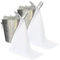BOTTLECLOTHS - Catering Collection, Flaschentücher für Eiskübel, Polycotton, 42 cm, Eckloch, genähter Kreis (Weiß, 2 Stück)