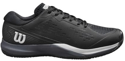 Wilson Rush Pro Ace Tennis Shoe for Clay Court, Men's, Size 10, Black/Ombre Blue/White