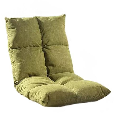 Aimeryup Bodenstuhl, beinlos, Metall, 6 Geschwindigkeiten, höhenverstellbar, faltbar, abnehmbar, Stoffkissen, Sofa, 52 x 55 x 55 cm (Größe: 52 x 55 x 55 cm, Farbe: F)