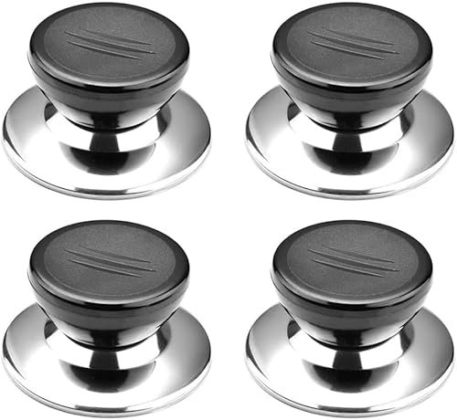 Perilla de la tapa de la olla, cubierta del mango de la sartén, Mango de repuesto for tapa de olla, perilla de repuesto superior for tapa de olla, soportes universales for tapa de cacerola, perilla fo