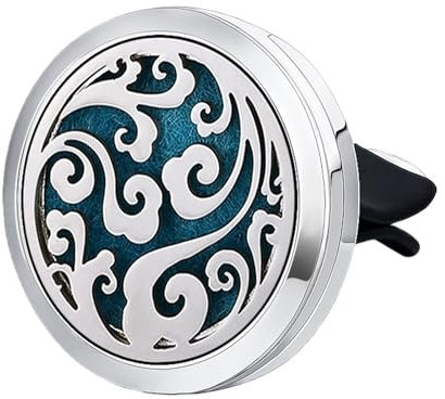 Aromatherapie Medaillon Auto Diffusor Ätherisches Öl Auto Vent Clip Lufterfrischer Luftreiniger Mit 10 stücke Pads Nach Dem Zufallsprinzip