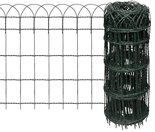 Beetzaun Pulverbeschichtetes Eisen 10×0,65 m