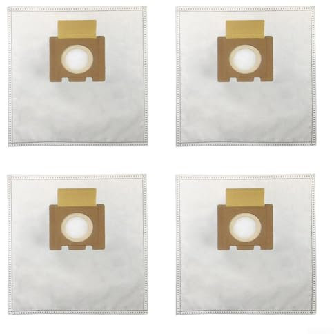 HEIBTENY Lot de 4 sacs à poussière compatibles avec les aspirateurs Hoover Style H-Serie H81/H81 Pure Epa/Telios Extra Canister, peuvent être facilement retirés et remplacés