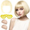 Perücke Damen Fasching, Perücken Blond, Perrücke Frauen Kurz, Bob Wig mit Haarnetz und Bunte Brille, Blonde Kurzhaarperücke Damen für Karneval Cosplay Party