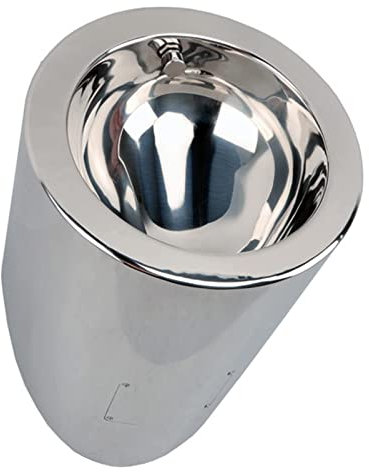 CAFIEDR Urinal mit intelligenter Sensorspülung aus Edelstahl, an der Wand befestigtes Urinal mit verstecktem Spültrichter und intelligentem Sensor für Herren