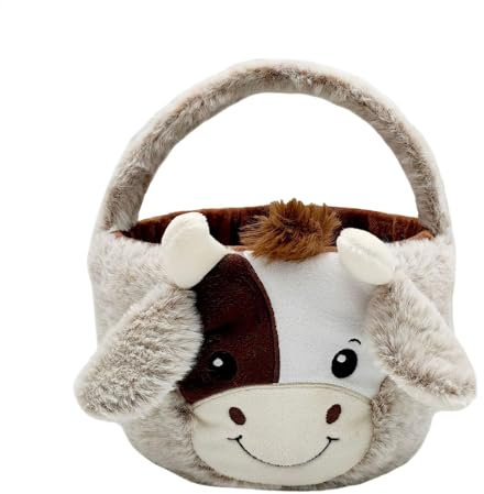 Osterkörbchen Mit, Osterkorb Kinder Osternest Korb, Ostertasche Mit Ohren Zum Befüllen, Ostergeschenke Kinder Maedchen Junge Personalisierte Osterkorb Osternest Plüsch Osterkörbchen